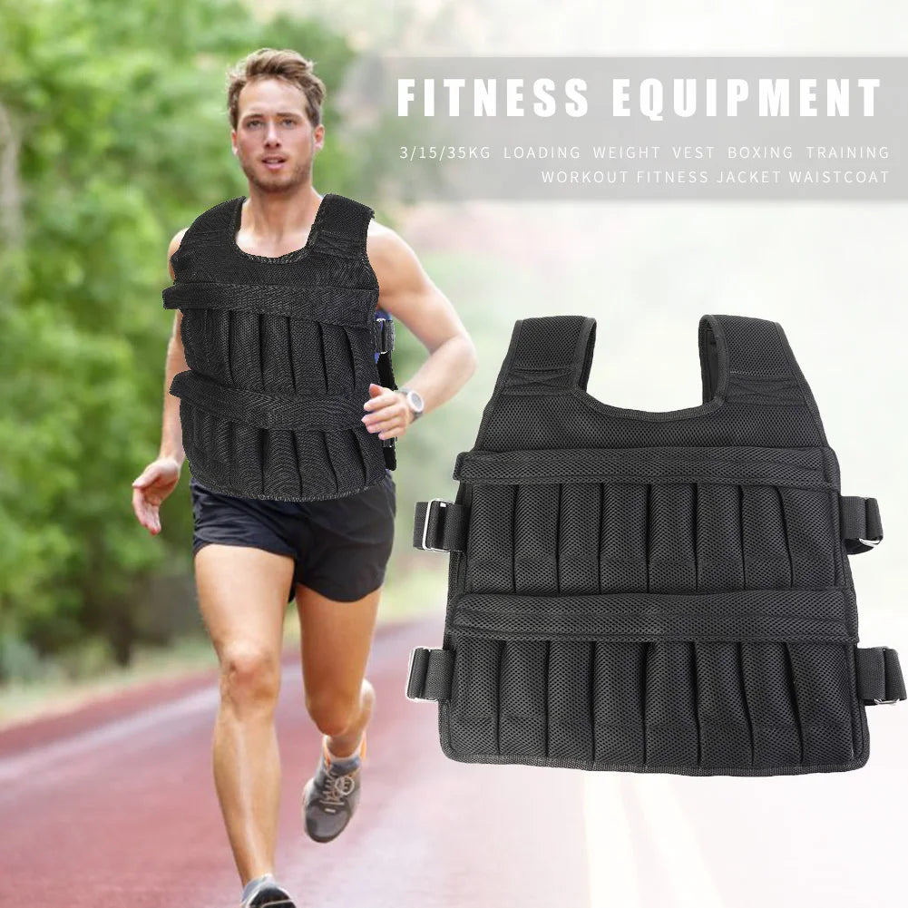 Adjustable Weight Vest for Running and Training - Available in 3/15/20/35/50Kg Options