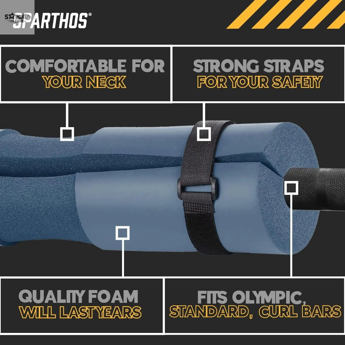 Barbell Pad - Comfort Equals Safety