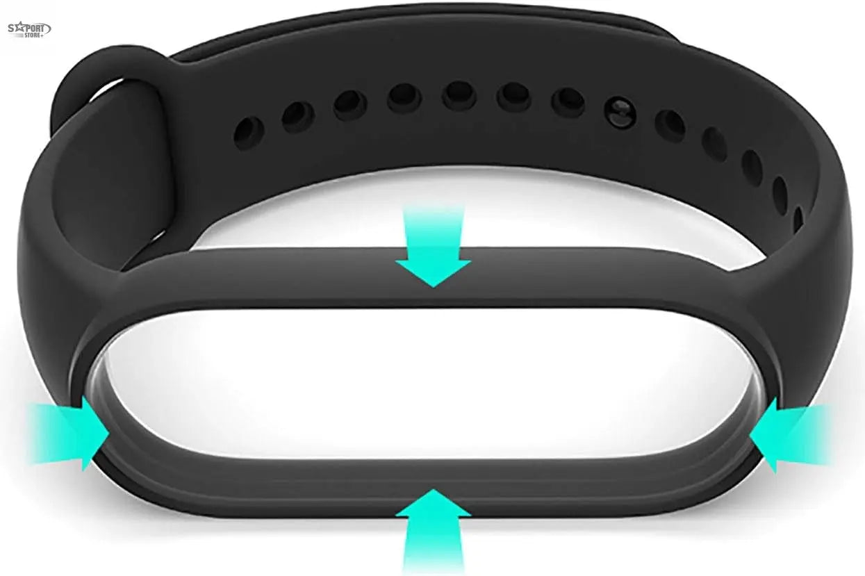 Replacement Bands Compatible with Xiaomi Mi Band 6/Xiaomi Mi Band 5/Amazfit Band 5, Soft Silicone Wristbands, Sport Adjustable Wrist Strap for Women Men