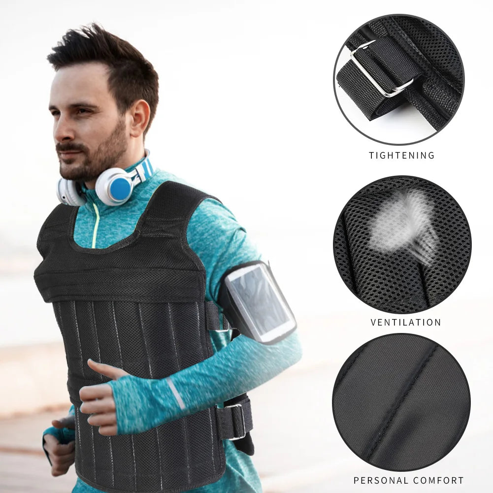 Adjustable Weight Vest for Running and Training - Available in 3/15/20/35/50Kg Options